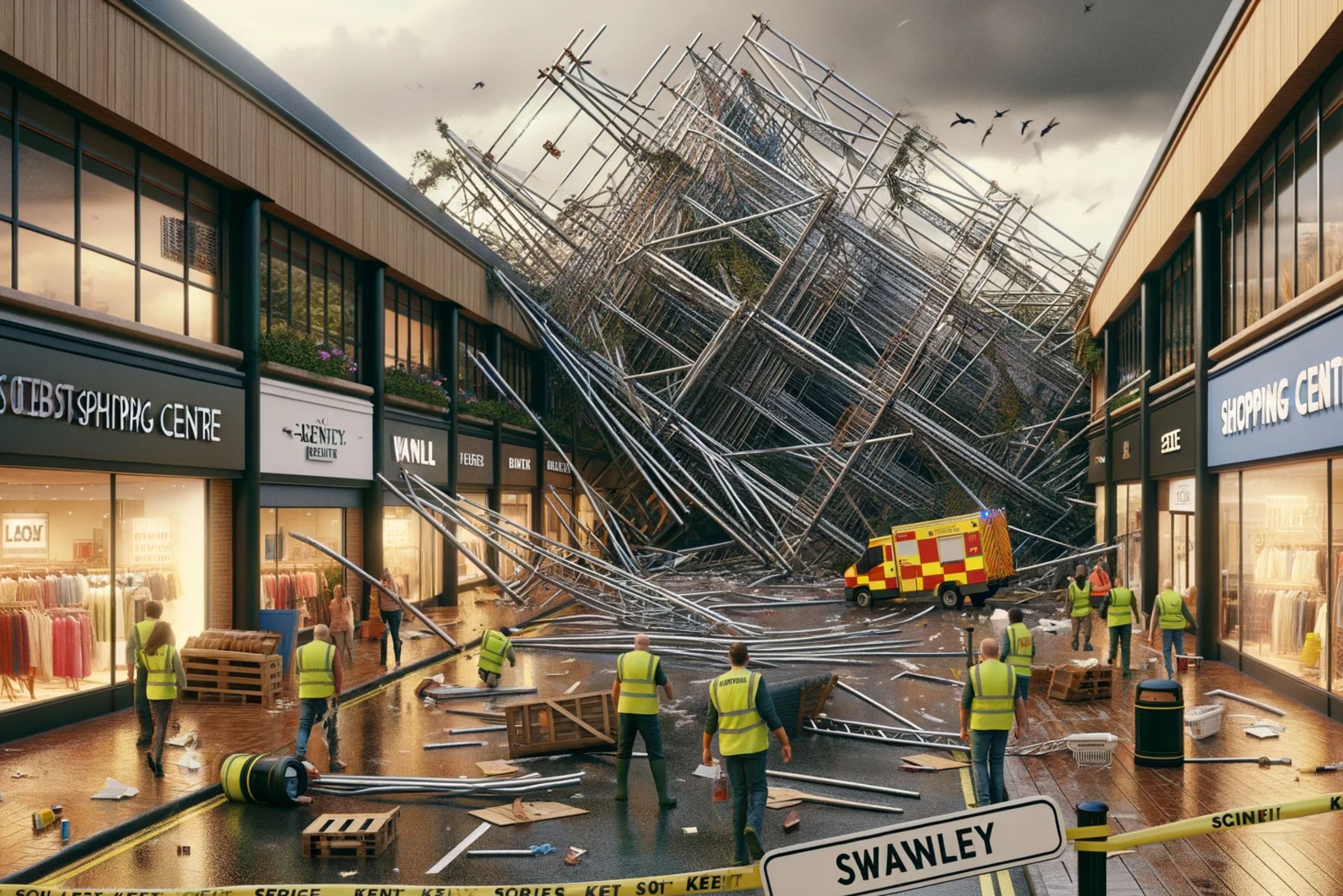 Kent Scaffolding Collapses after Storm